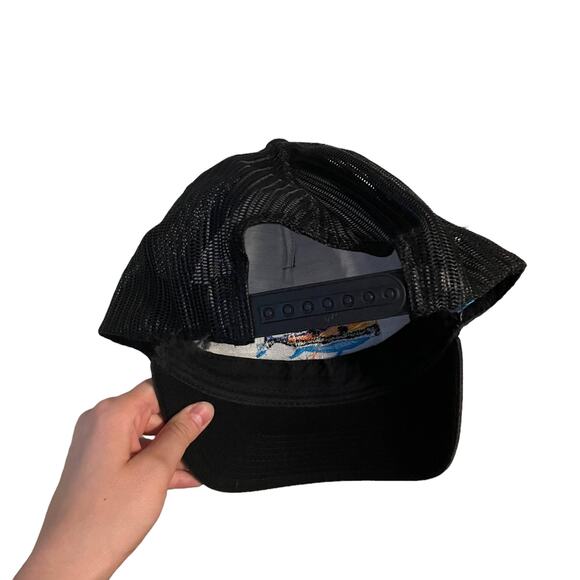 fish trucker snapback hat - Picture 3 of 4
